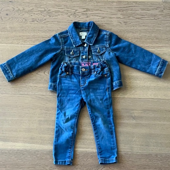 The Children's Place Denim Kids Matching Set - Picture 1 of 3
